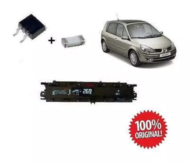 Kit de reparación del cuadro digital de Renault Scenic II "IRF3710S + Fusible”