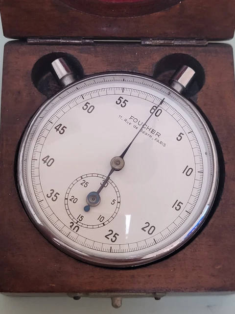 CHRONOMÈTRE COMPTEUR DE temps des ETS Foucher à Paris. EUR 40,00