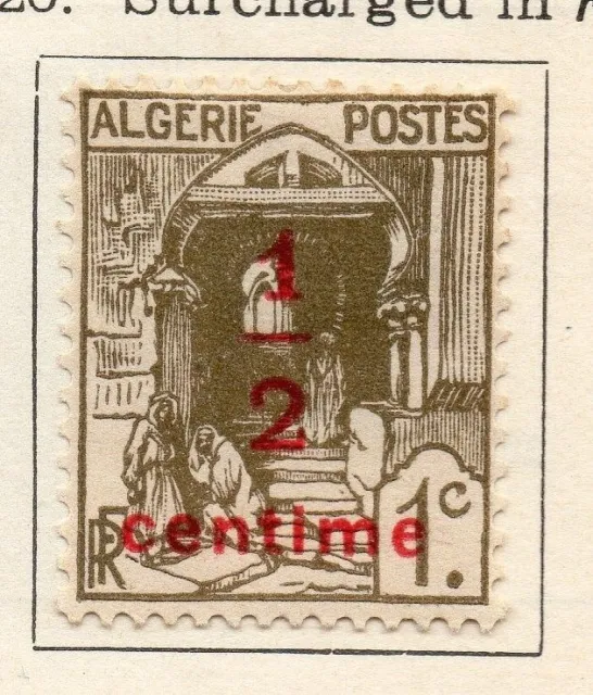Algeria 1926 Early Issue Fine Mint Hinged 1/2c. Surcharged 106868