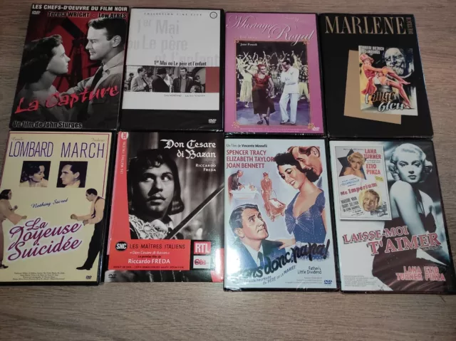 * Lot De 8 Dvd Neuf Sous Blister Films Anciens Classiques ( Montand - Dietrich