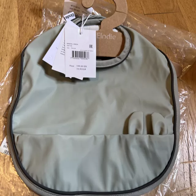 Pechera de bebé Elodie Details - orejas de conejo verde mineral nuevas con etiquetas precio de venta sugerido por el fabricante 19,90 €