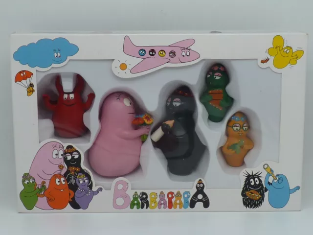 Figurine en plastique ou en PVC Coffret Plastoy La famille Barbapapa