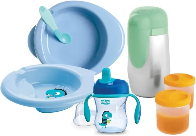 Chicco Baby Geschirr Set, Baby Geschirrset für Essen und Babynahrung