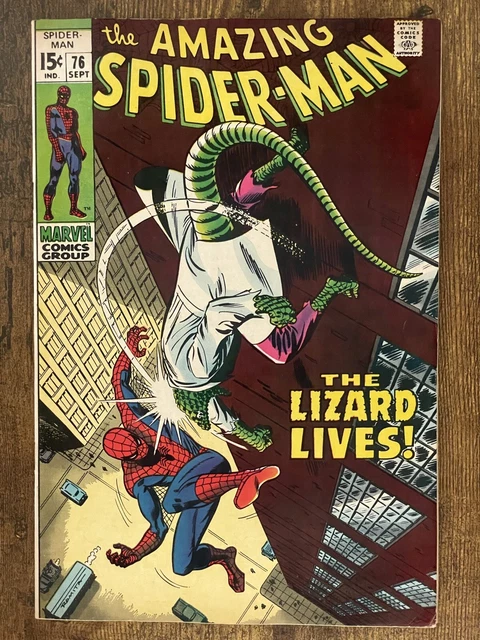 Amazing Spider-Man #76 - STUNNING HIGH GRADE - Lizard - Marvel Comics 1969