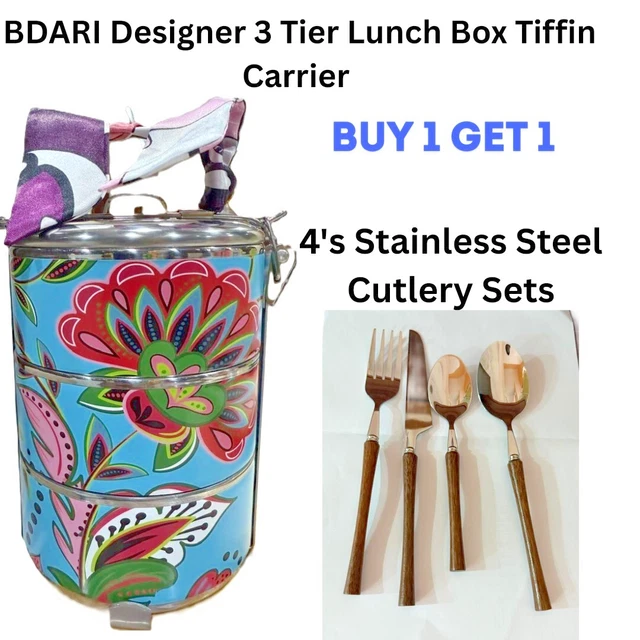 SNAWEN Boîte À Déjeuner Bento en Acier Inoxydable, Lunch Box pour