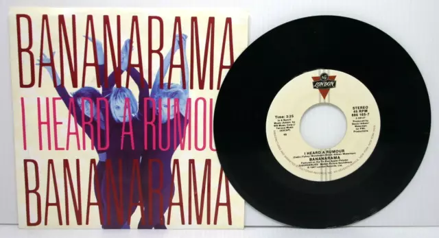 Bananarama, I heard a rumour, London 886-165-7, 1987, 7" 45, NM, pic sleeve
