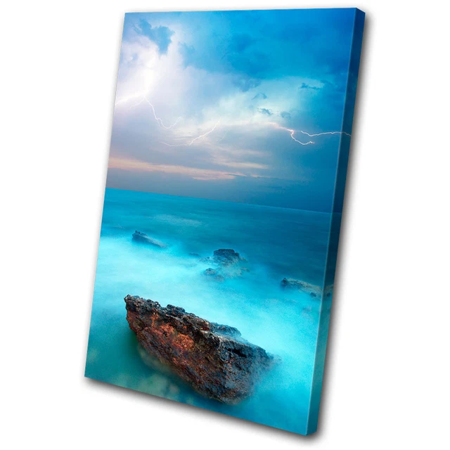 MOUNTAINS LANDSCAPE LANDSCAPES SINGLE TOILE murale ART Photo Print EUR