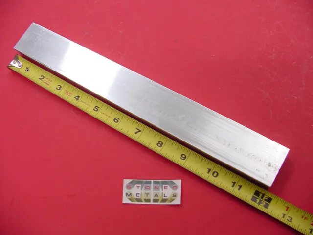 3/4"x 1-1/2"x 1/8" Wall ALUMINUM RECTANGLE TUBE 6063 T52 x 12" Long