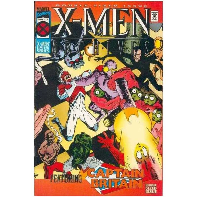 X-Men Archives Featuring Captain Britain #5 in NM + condition. Marvel comics [n