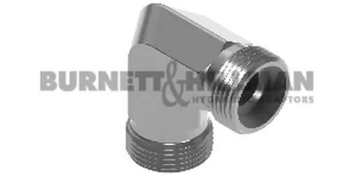 METRIC Male x Male 90° C (L Series) BODY ONLY – Hydraulic Compression Fitting