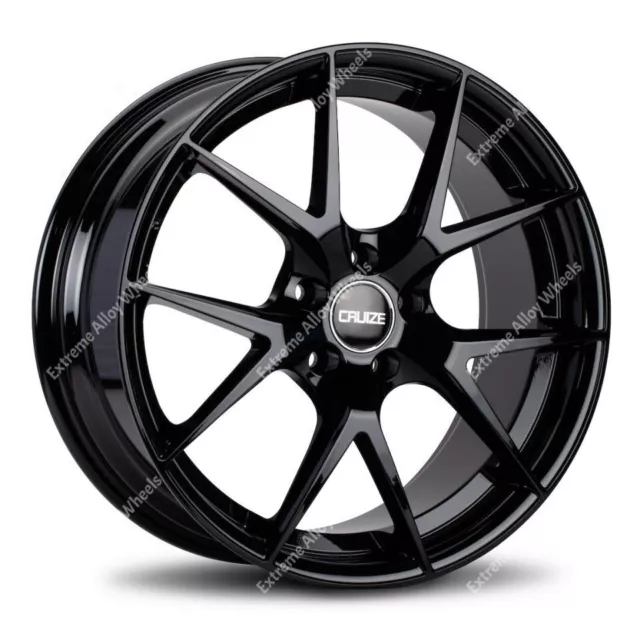 18 " Noir Gto Roues Alliage Pour Opel Adam Astra Calibra Corsa D Meriva 5x110