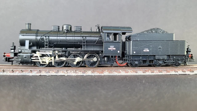 Fleischmann H0 - 1351f - Locomotive à Vapeur Avec Wagon Tender Serie 040d Sncf