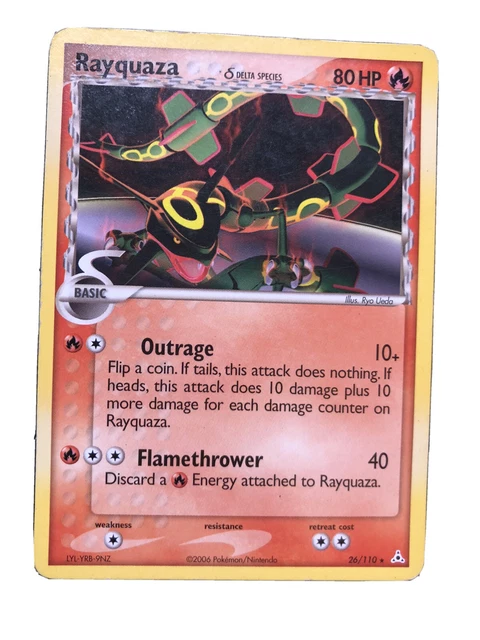 RAYQUAZA DELTA SPECIES - 26/110 - Non Holo Rare EX Holon Phantoms Pokemon  Card 0.99 - PicClick UK