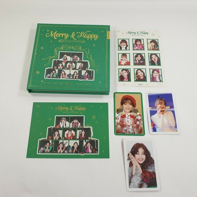 Twice Merry Happy Heart Shaker Jihyo Photocard Set Official K Pop 12 95 Picclick