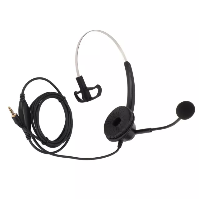 3.5mm Call Center Headset Noise Cancelling Single Ear Customer Service Headp SP5