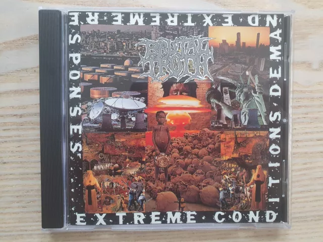 Brutal Truth Extreme Conditions Demand Extreme Responses CD + Bonus Tracks