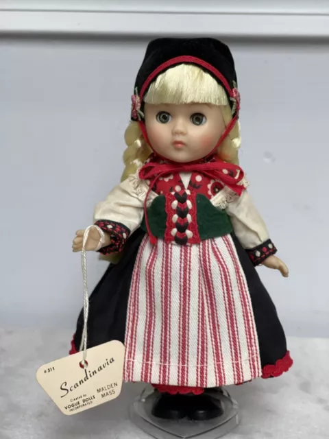 1960s Original Box Vintage Vogue Scandinavia Ginny Doll "Far-away Lands”