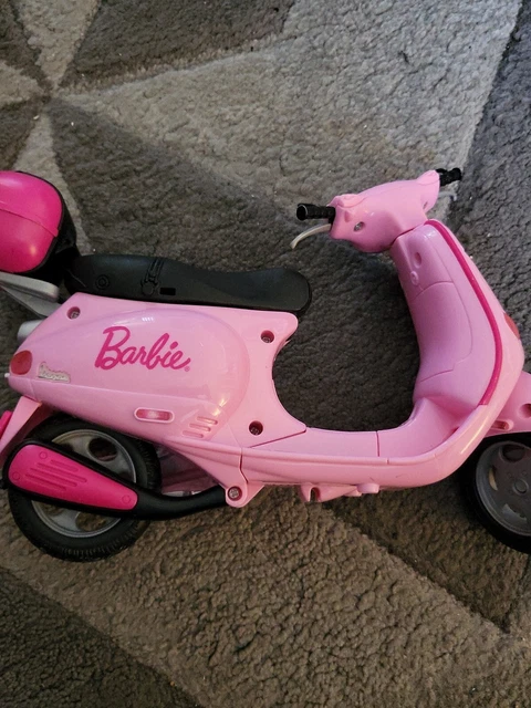 Barbie Mattel 2002 Pink Vespa Scooter Toy Vintage