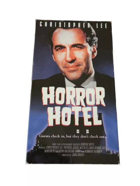 TESTED! Horror Hotel aka City Of The Dead VHS 1960 Christopher Lee