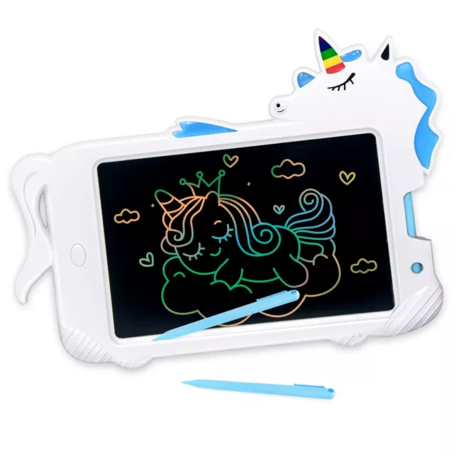 Tablet Unicorno 10 pollici LCD regalo compleanno ragazze e ragazzi giocattoli