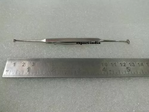 stainless steel double ended scleral depressor ophthalmic eye inst SS