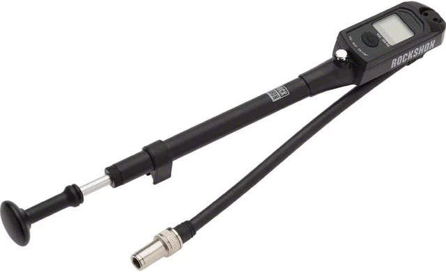 Rock Shox 00.4315.023.040 High-Pressure Fork/Shock Pump Digital Gauge, Black
