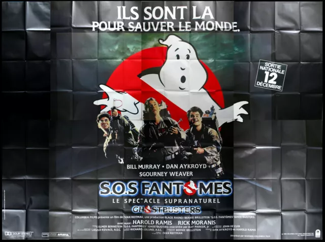SOS FANTOMES Affiche Cinema 400 x 300 cm Movie Poster Ivan Reitman Bill Murray