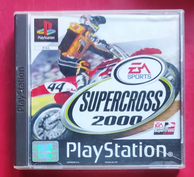 Supercross 2000 PS1 Gioco PlayStation 1 Completo Ita EU Multiplayer Collezione