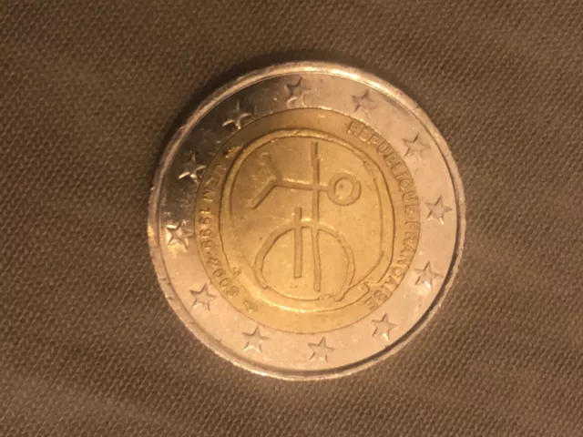 Pièce De 2 Euros République Française UEM 1999 -2009