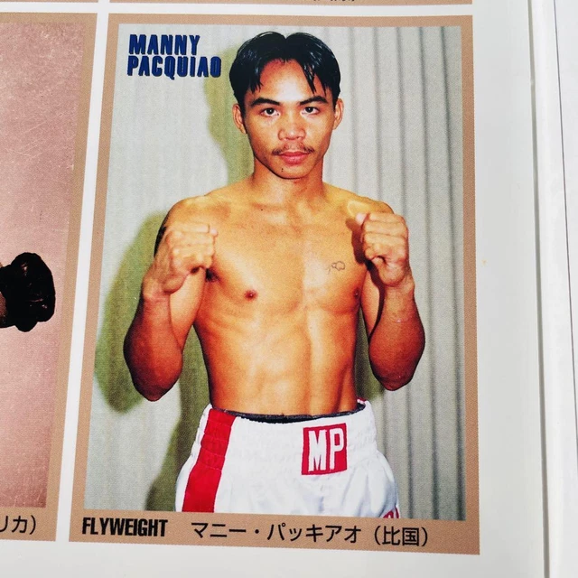 1999 Manny Pacquiao World Boxing Magazine Rookie Card Uncut Seat Vintage bk918 1999 Manny Pacquiao World Boxing Magazine Rookie Card Uncut Seat Vintage bk918