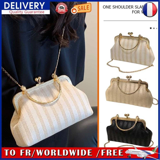 Women Hobo Bag Lightweight Simple Straw Satchel Bags Fashion for Travel Vacation