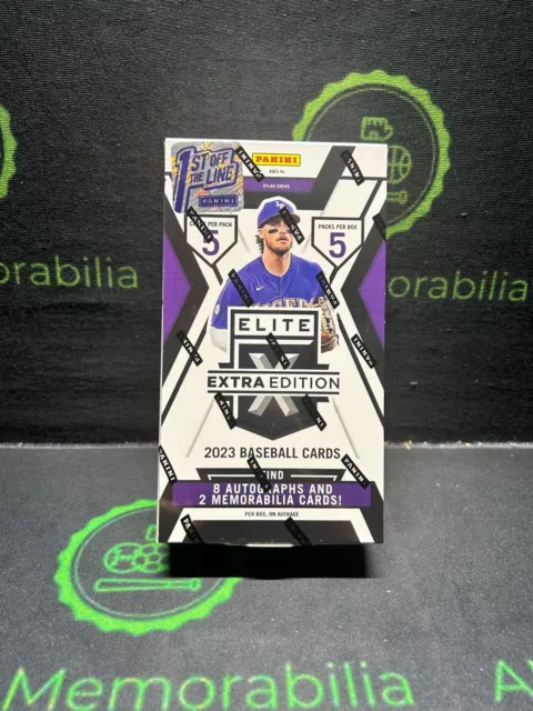 2023 Panini Elite Extra Edition Baseball Hobby Box FACTORY SEALED FOTL FOTL - X