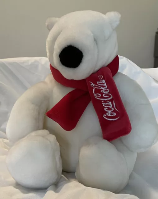 Boyds Bear Coca-Cola Polar Bear Plush Stuffed Animal 7 Inches