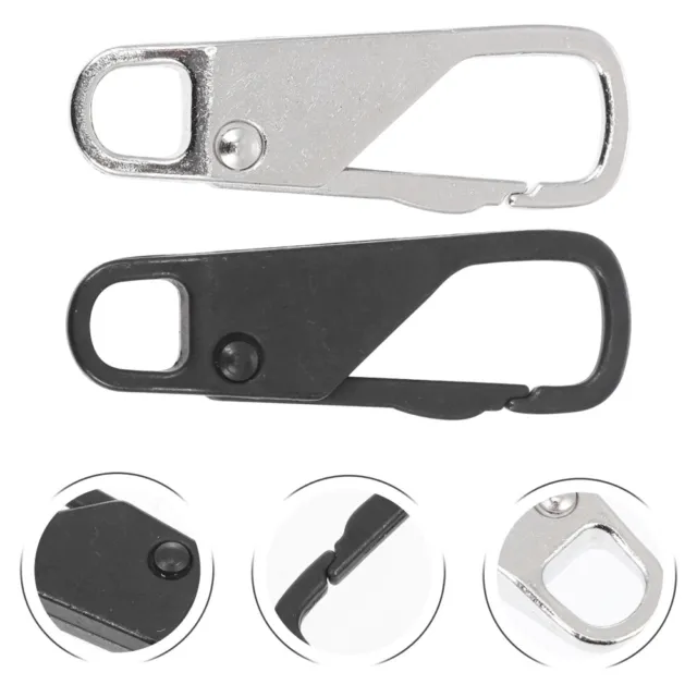 6pcs Universal Jacket Zipper Replacement Zipper Repair Kit with Metal superb