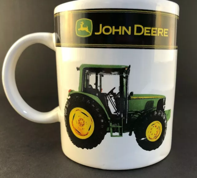 John Deere Tractor White Ceramic Coffee Cup Mug