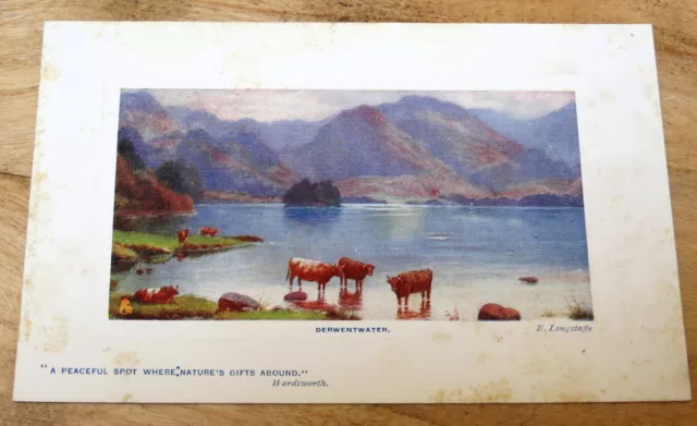 Antique Raphael Tuck & Sons Postcard Derwentwater