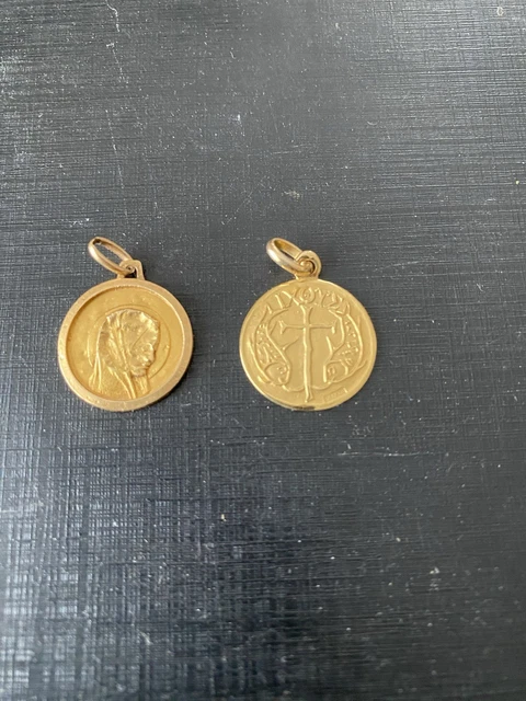 Pendentif Art Nouveau En Or 18k Avec émaux - Signé R. Bourdier - Occasion - Chaîne Or Jaune