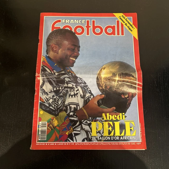 Carte Collection Abedi Ayew Pelé - Chamois Niortais 1986-87 - Rookie Card Mondial