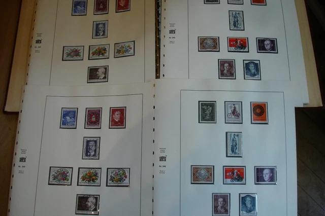 Österreich 1974-1982 Postfrisch+gestempelt im SAFE-Ringbinder