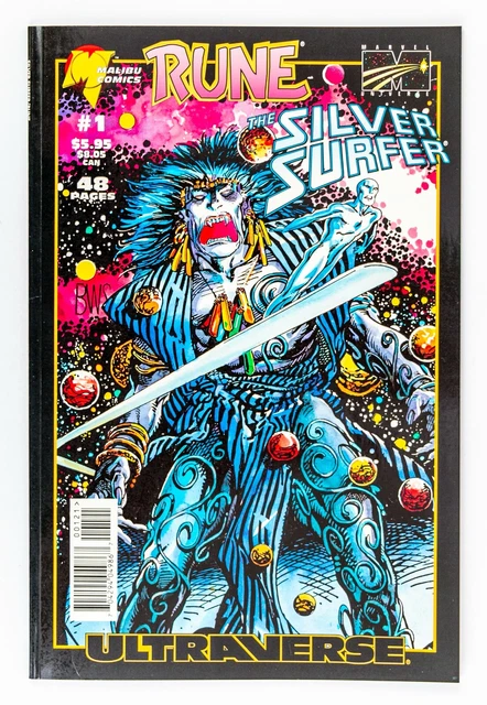 Rune / Silver Surfer #1 (1995 Marvel/Malibu Comics) Ultraverse Flip Book! NM-