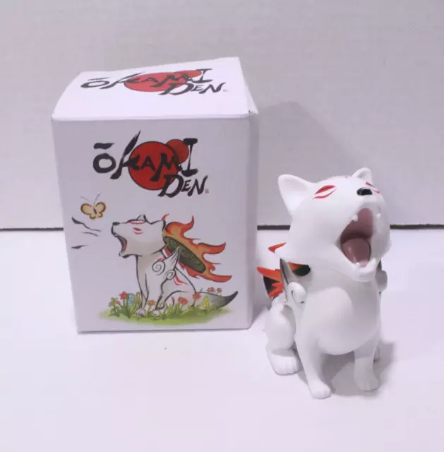 Okamiden Chibiterasu Wolf Vinyl Figure NIB Loot Gaming Crate Exclusive  Okami Den