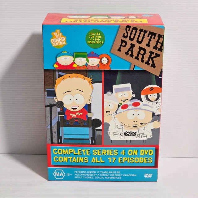 SOUTH PARK SERIES 4 Collectors Box Set DVD GC Free Postage £15.32
