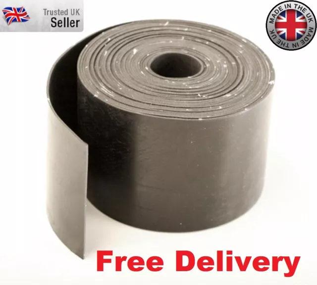 Solid Ply Reinforced Insertion Side Skirt Neoprene Rubber Strip Various Sizes