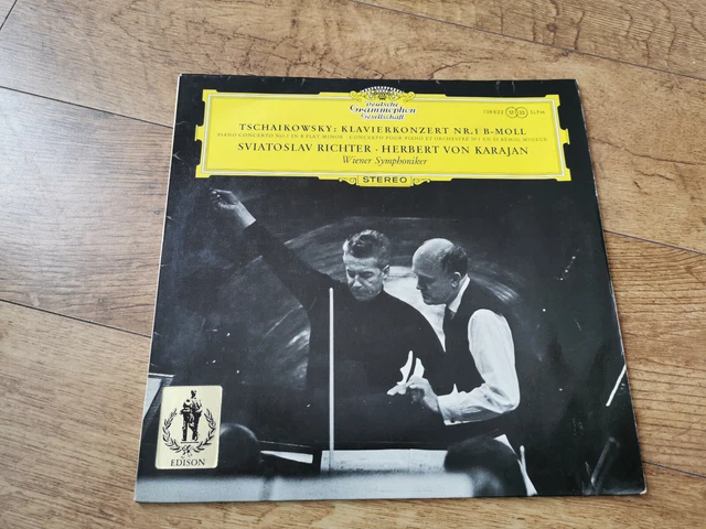 Tchaikovsky Svjatoslav Richter Herbert von Karajan piano concerto UK LP Tchaikovsky Svjatoslav Richter Herbert von Karajan piano concerto UK LP