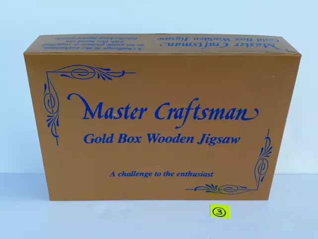Vintage Master Craftsman Gold Box Wooden Jigsaw Puzzle - "Ted & Friends VI"