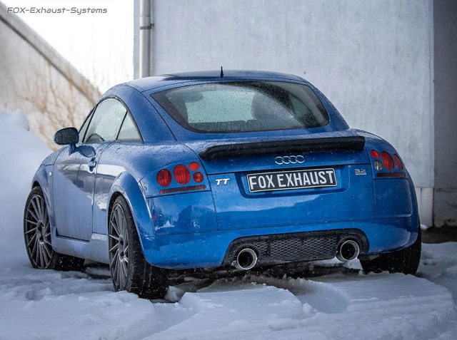 Acciaio Inox Impianto Duplex Completo da Kat Audi Tt 8N 3.2l Quattro Ogni 114mm