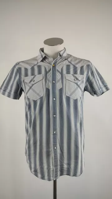 Diesel Camicia Uomo Tg. M Man Casual Vintage Shirt Cotone