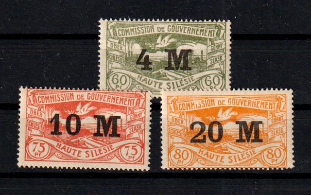 Deutsche Abstimmungsgebite-Oberschlesien-MiNr:41/43**MNH