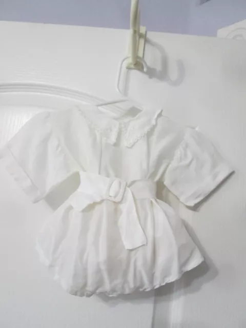 Vintage baby clothes boy - Set of 2   White outfit and jacket