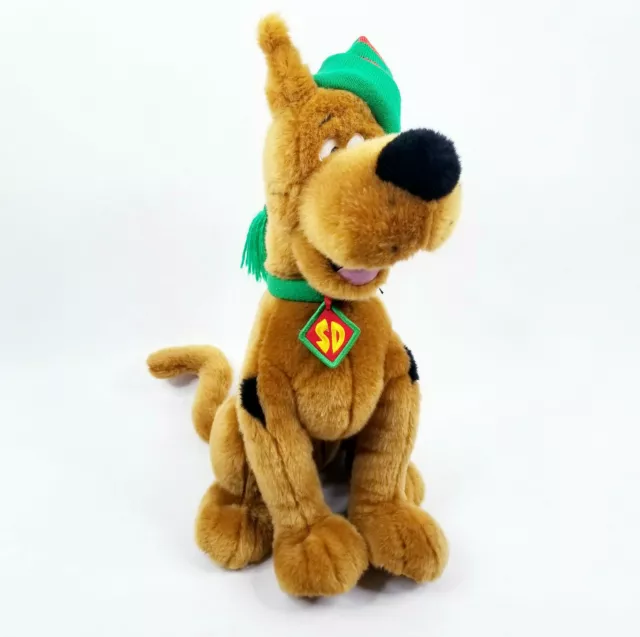 SCOOBY DOO CHRISTMAS Dog Plush Stuffed Animal Santa Hat Macys Hanna